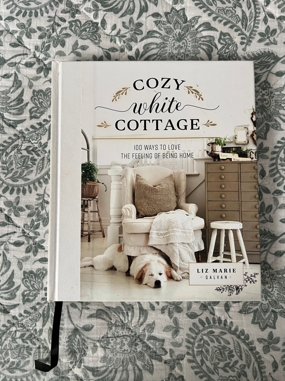 Hardcover, Cozy White Cottage, Liz Marie Galvan